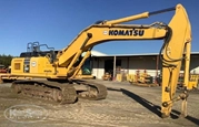 Side of Komatsu Excavator